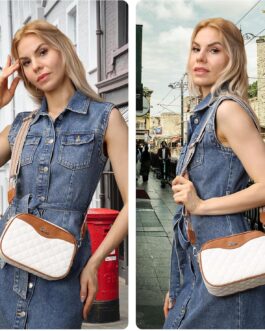 Quilted Crossbody Bag Women Purse: Vegan Leather Cross Body Bags – Small Shoulder Handbag