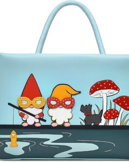 RADLEY London Anniversary Gnomes Remastered Medium Zipper Satchel Bag for Women – Leather Crossbody Bag, Ideal Medium Purse