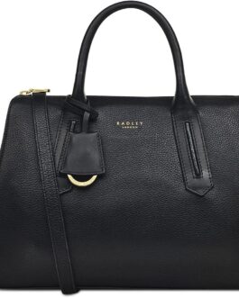 RADLEY London Badgers Walk- Medium Leather Satchel Bag for Women, Stylish Crossbody Purse