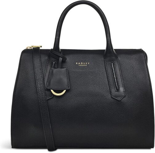 RADLEY London Badgers Walk- Medium Leather Satchel Bag for Women, Stylish Crossbody Purse