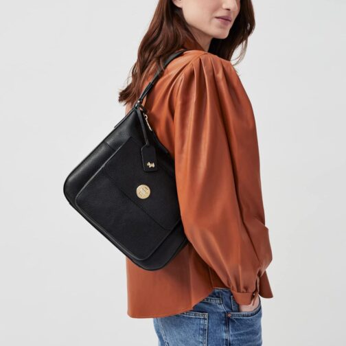 RADLEY London Colebrook Women's Leather Zip Top Shoulder Bag- Medium Size Purse - Women's Shoulder Handbag - Image 5