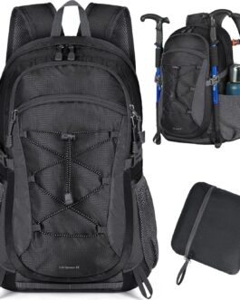RAINSMORE Hiking Backpack 40L Waterproof Camping Backpack Lightweight Packable Backpack for Women Men Outdoor Travel Daypack
