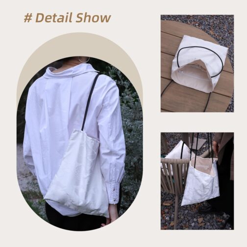 Rayon Hobo Bags for Women,Patterned Tote Bag,Large Capacity Shoulder Handbags with Inner Pockets - Image 6