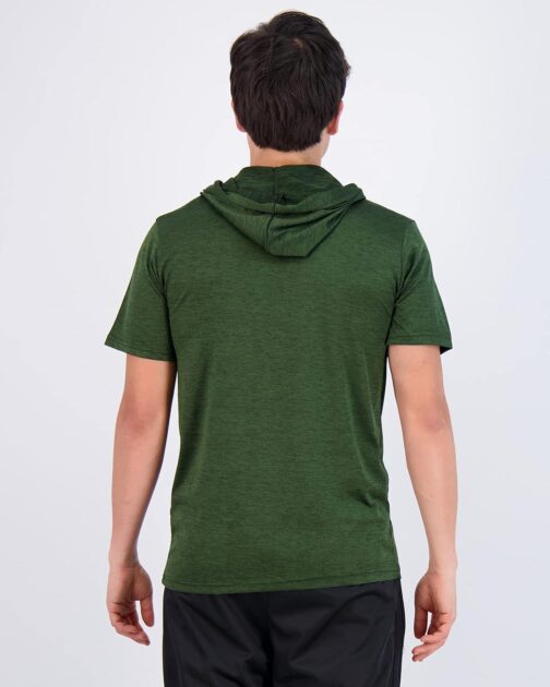 Real Essentials 3 Pack: Men's Dry Fit Short Sleeve Active Athletic Hoodie Pullover Sweatshirt (Available in Big and Tall) - Image 3