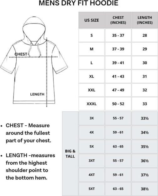 Real Essentials 3 Pack: Men's Dry Fit Short Sleeve Active Athletic Hoodie Pullover Sweatshirt (Available in Big and Tall) - Image 6