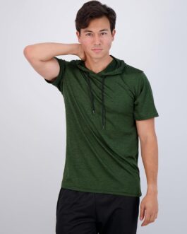 Real Essentials 3 Pack: Men’s Dry Fit Short Sleeve Active Athletic Hoodie Pullover Sweatshirt (Available in Big and Tall)