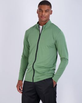 Real Essentials 3 Pack: Mens Dry-Fit Long Sleeve Full Zip Hoodie and Jacket- Athletic Running Jacket (Available in Big and Tall)