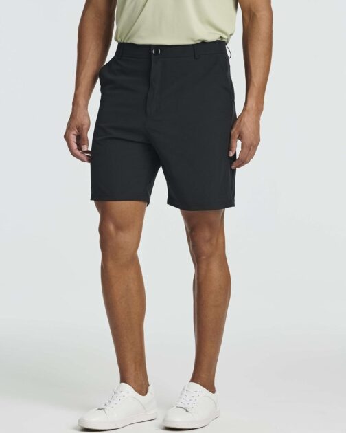 Real Essentials 3 Pack: Mens 7  Golf Shorts Pockets - Flat Front Casual Work Workout Active Hiking Sport - Image 3