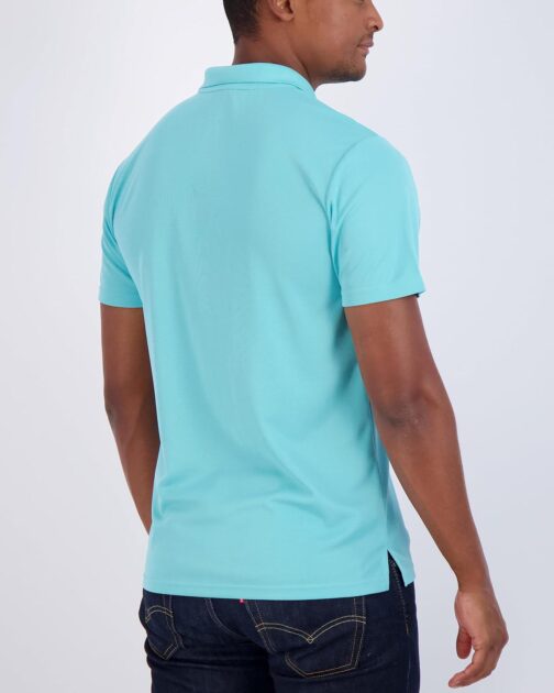Real Essentials 3 Pack: Mens Short Sleeve Dry-Fit Collared Polo Shirt with Pocket - Active Casual (Available Big and Tall) - Image 4