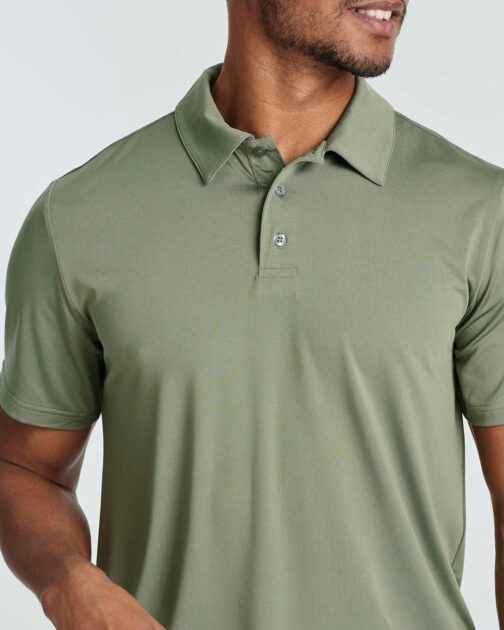 Real Essentials 3 Pack: Men's Dry-Fit Short Sleeve Polo Shirt - Performance Golf Moisture Wicking (Available in Big and Tall) - Image 5