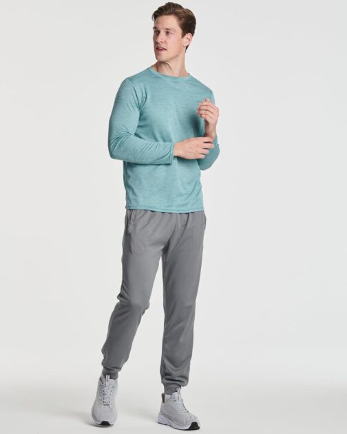 Real Essentials 3 and 5 Pack: Men's Mesh Quick Dry Athletic Long Sleeve T-Shirt UPF SPF UV Sun (Available in Big and Tall) - Image 5