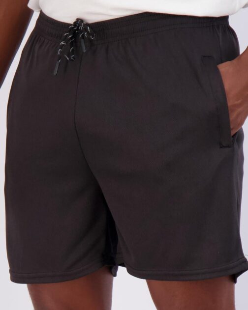 Real Essentials 4 Pack: Men's 5  Mesh Quick-Dry Running Shorts with Zipper Pockets and Drawstring (Available in Big and Tall) - Image 3