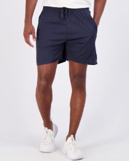 Real Essentials 4 Pack: Men’s 5  Mesh Quick-Dry Running Shorts with Zipper Pockets and Drawstring (Available in Big and Tall)
