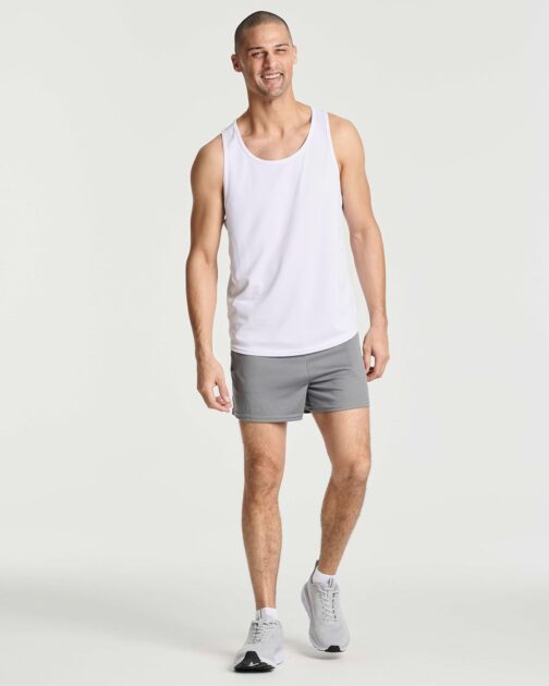 Real Essentials 4 Pack: Men's 3  Inch Mesh Running Shorts with Zipper Pockets - Quick Dry Gym Athletic - Image 6