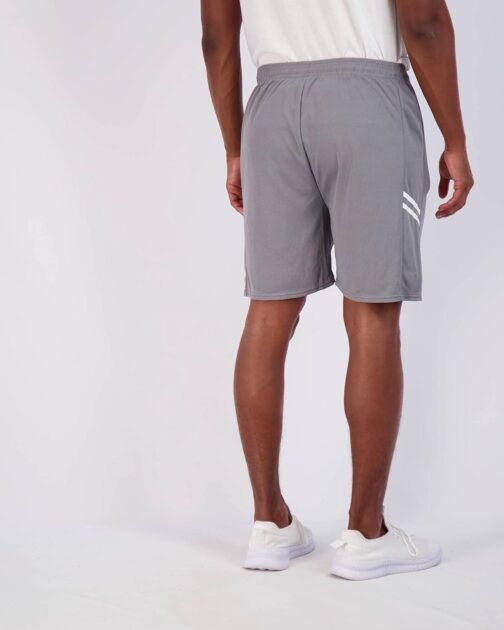 Real Essentials 4 Pack: Men's 7  Athletic Running Quick Dry Mesh Shorts with Zipper Pockets (Available in Big and Tall) - Image 4