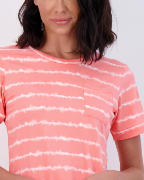 Real Essentials 4 Piece: Women s Short Sleeve Top with Shorts Pajama Set Ultra-Soft Lounge and Sleepwear (Available In Plus) - Image 3