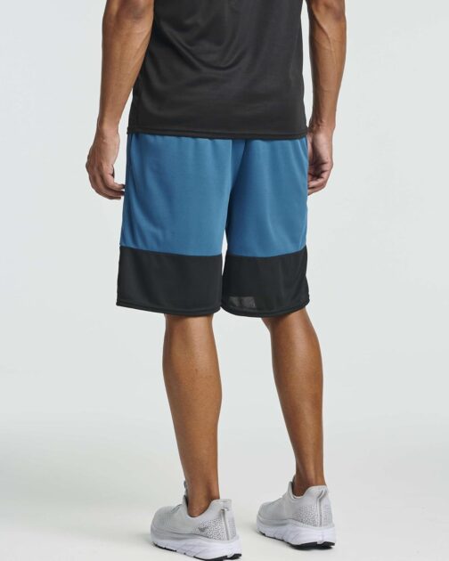 Real Essentials 5 Pack: Men's Mesh Athletic Basketball Shorts Quick Dry Activewear with Pockets - Image 4