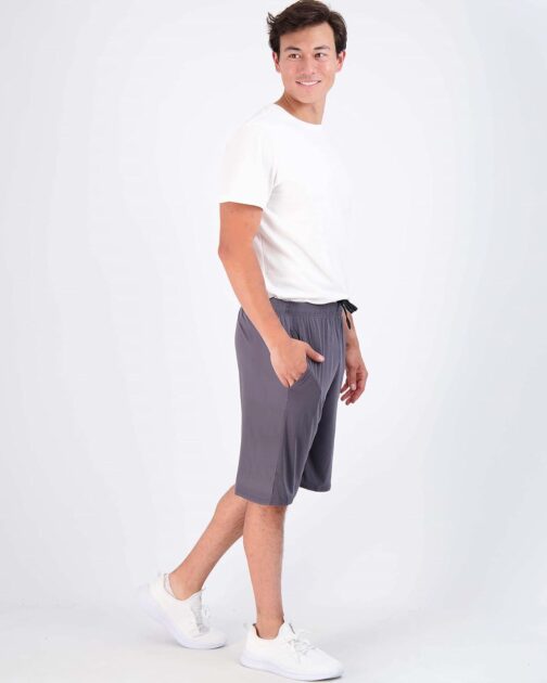Real Essentials 5 Pack: Men's Dry-Fit Sweat Resistant Active Athletic Performance Shorts - Image 5