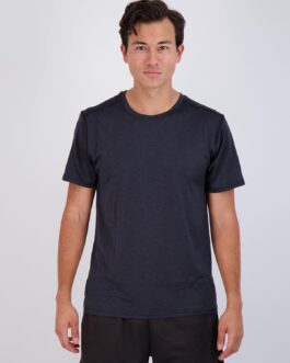 Real Essentials 5 Pack: Men s Short Sleeve Dry Fit Active Crew Neck T Shirt – Athletic Running Gym Workout Tee Tops