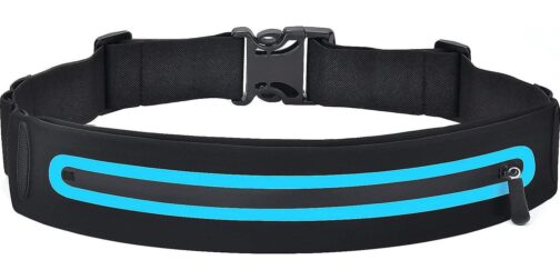 Running Belt Fanny Pack, Running Waist Pack for Women and Men USA Patented Hands-Free Reflective Runner Pouch Belt Fitness Workout Bag No-Bounce Adjustable Sport Travel Fanny Pack Cell Phone Holder - Image 8