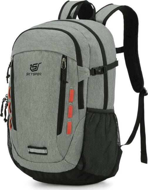 SKYSPER Hiking Backpack 30L Lightweight Travel Backpack Hiking Day Pack for Men Women(Grey)