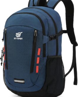 SKYSPER Hiking Backpack 30L Lightweight Travel Backpack Hiking Day Pack for Men Women(Blue)