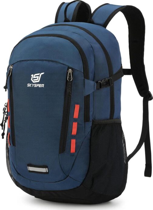 SKYSPER Hiking Backpack 30L Lightweight Travel Backpack Hiking Day Pack for Men Women(Blue)