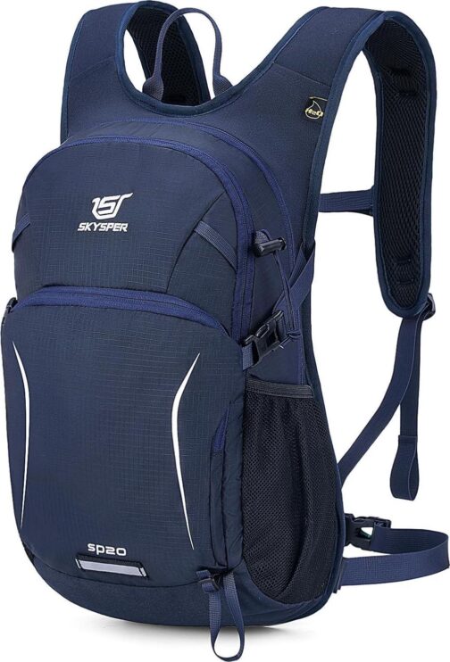 SKYSPER Hiking Backpack - 20L Small Backpacks Ergonomical Daypack, Breathable Day Pack, Backpacking for Men Women