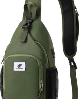 SKYSPER Sling Bag RFID Crossbody Sling Backpack Cross Body Shoulder Bag Travel Hiking Daypack for Women Men
