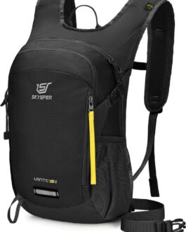 SKYSPER Small Hiking Backpack 15L Lightweight Travel Daypack for Camping Travelling Breathable Walking Daybag for Women Men