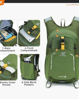 SKYSPER Small Hiking Backpack – 15L Travel Daypack Lightweight Bag Water Resistant Hiking Backpacks for Women Men