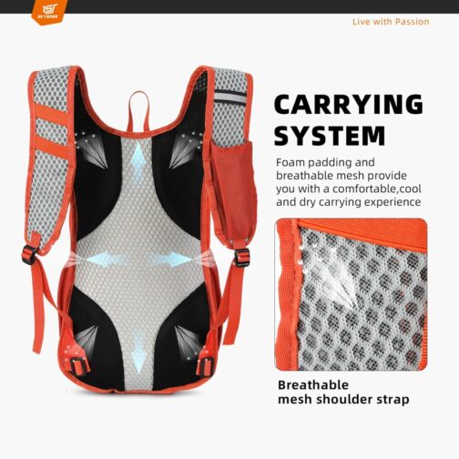 SKYSPER Small Hiking Backpack - 15L Travel Daypack Lightweight Bag Water Resistant Hiking Backpacks for Women Men - Image 3