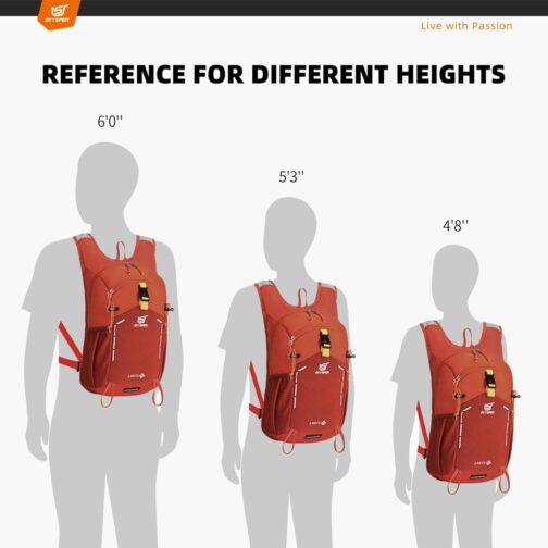 SKYSPER Small Hiking Backpack - 15L Travel Daypack Lightweight Bag Water Resistant Hiking Backpacks for Women Men - Image 6