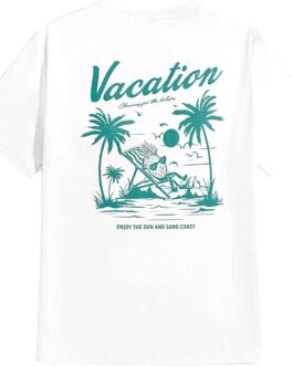SOLY HUX Men’s Graphic Tees Letter Print Short Sleeve T Shirts Summer Casual Tee Top White Tropical Print M