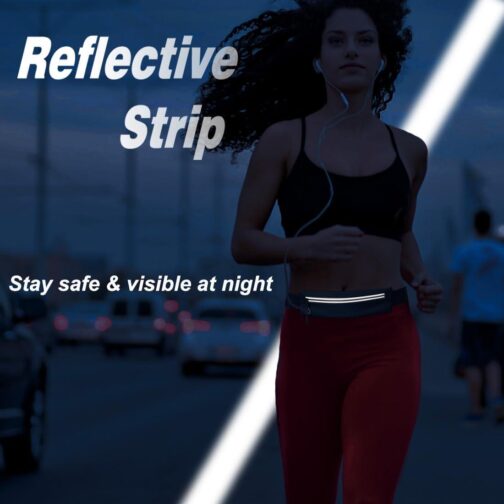 Slim Running Belt Fanny Pack for Men Women, Running Phone Holder Runners Pouch Waist Pack for Workout, Money Belt, Running Gear Accessories Gift [Fits ALL Phones] - Image 7