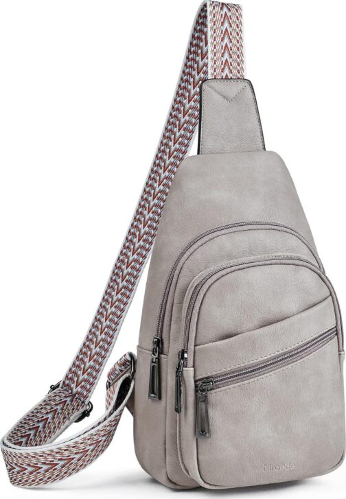 Sling Bag Crossbody Bags for Women, Fanny Packs for Women Chest Bag for Work Shopping