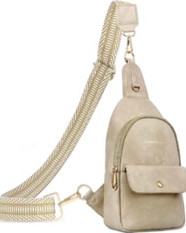 Sling Bag for Women,Small Crossbody Bags,Leather Cross Body Bag for Travel,Crossbody Purses Gifts Removable Strap