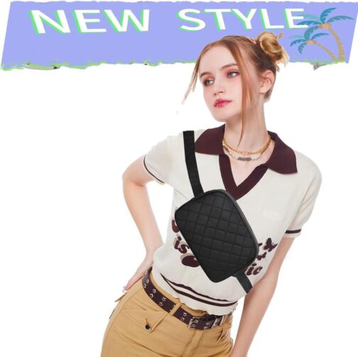 Small Fanny Packs for Women, Running Waist Pack Belt Bag, Money Belt for Travel Running Hiking Sports - Image 8