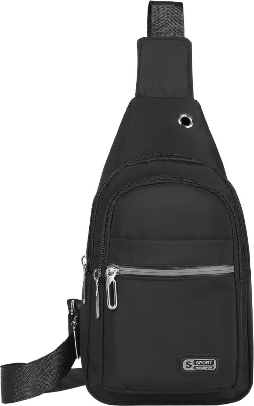 Small Sling Backpack Crossbody Sling Bag, Chest Bag Daypack Fanny Pack Cross Body Bag for Outdoors Hiking Traveling - Image 2