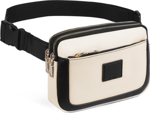 Small Sling Bag for Women Leather Crossbody Fanny Pack Chest Bag Purse with Guitar Strap