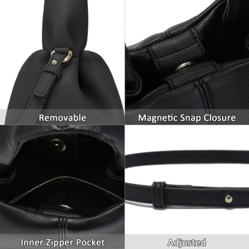 Small Top Handle Handbags: Purses for Women Satchel Style - Image 5