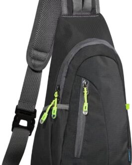 TITECOUGO Small Sling Bag, Lightweight Crossbody Backpack for Men Women, Shoulder Bag for Sports and Outdoor