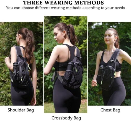 TITECOUGO Small Sling Bag, Lightweight Crossbody Backpack for Men Women, Shoulder Bag for Sports and Outdoor - Image 6