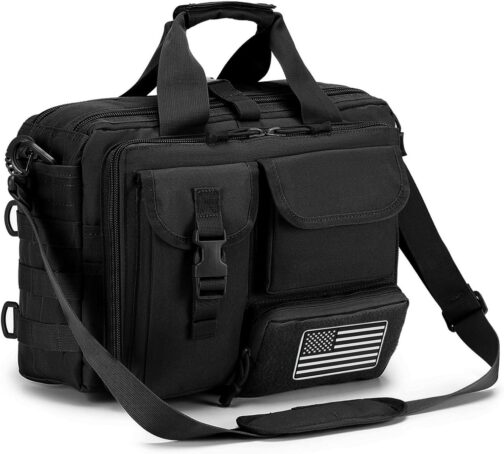 Tactical Military Laptop Messenger Bag for Men, Shoulder Briefcase