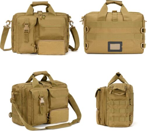 Tactical Messenger Bag, Tactical Briefcase for Man Military Laptop Bag Messenger Shoulder Bag - Image 6