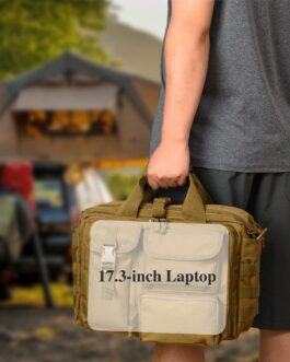 Tactical Messenger Bag, Tactical Briefcase for Man Military Laptop Bag Messenger Shoulder Bag