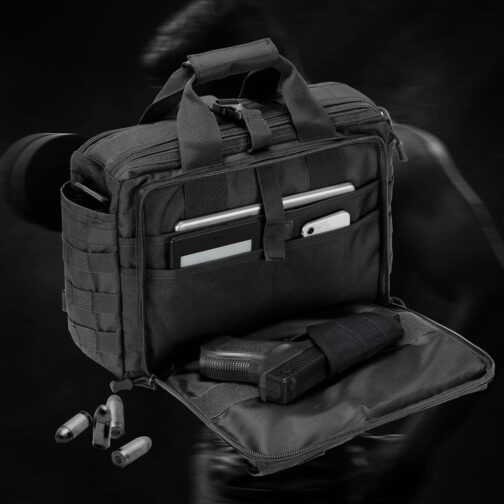 Tactical Messenger Bag, Tactical Briefcase for Man Military Laptop Bag Messenger Shoulder Bag - Image 4