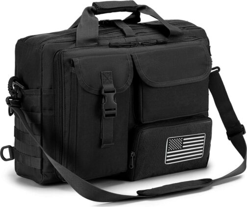 Tactical Military Laptop Messenger Bag for Men, Shoulder Briefcase