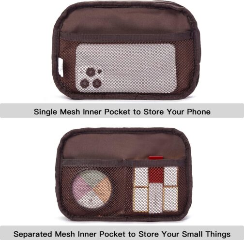 Telena Leather Belt Bag for Women Fashionable Fanny Packs Cross Body Bag Waist Pack Camel Brown - Image 5