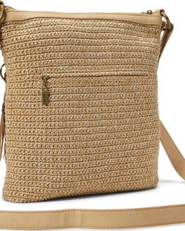 The Sak Lucia Crossbody Purse – Hand Crochet Women’s Handbag for Everyday and Travel – Cross Body Bag With Zipper Closure